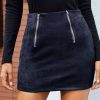 SHEIN Double Zip Bodycon Skirt