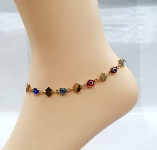 Chinese gold anklet