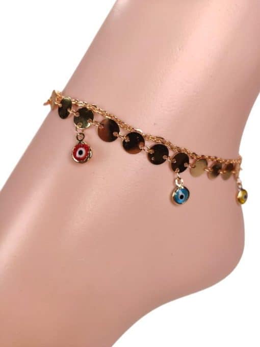 Chinese gold anklet