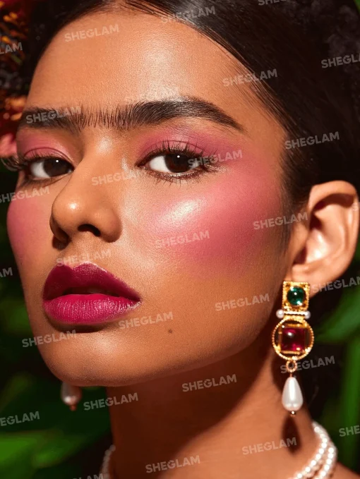 SHEGLAM X Frida Kahlo Self Portrait Cream Blush-Flower Crown Cream To Powder