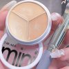 SHEIN3-Color Cream Concealer, 1Pc Long-Wearing Waterproof Face Makeup