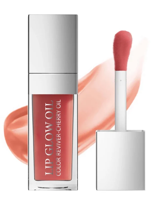 Hydrating Lip Glow Oil, Moisturizing Lip Oil Gloss Transparent Toot Lip Oil Tinted Non-Sticky Nourishing Long Lasting Repairing Lightening Lip Lines and Dry Lips Lip Care Products