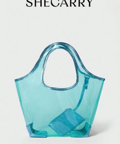 SHEIN SHECARRY Women Tote Bags Clear Bag