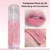 Crystal Bright Lip Oil,Transparent Shine Shimmer Mirror Glass Lip Lipstick Base Lip Gloss