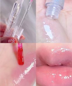 Moisturizing And Long-Lasting Color Changing Lip Gloss With Temperature Sensing Effect, It Can Reduce Lip Lines And Improve Lip Dryness. Suitable For Daily And Natural Makeup, Can Be Used Alone Or As Lipstick Base.