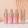 3 Colors Liquid Blush Stick: Pale Pink Blush Makeup With Long-Lasting Moisturizing Gel Formula