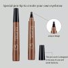 Waterproof Liquid Eyebrow Pen, Long-lasting Smudge Proof Eye Brow Makeup Product