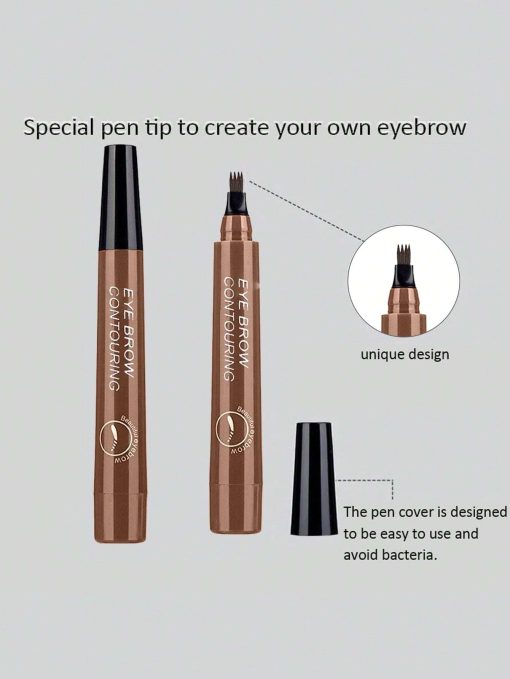 Waterproof Liquid Eyebrow Pen, Long-lasting Smudge Proof Eye Brow Makeup Product