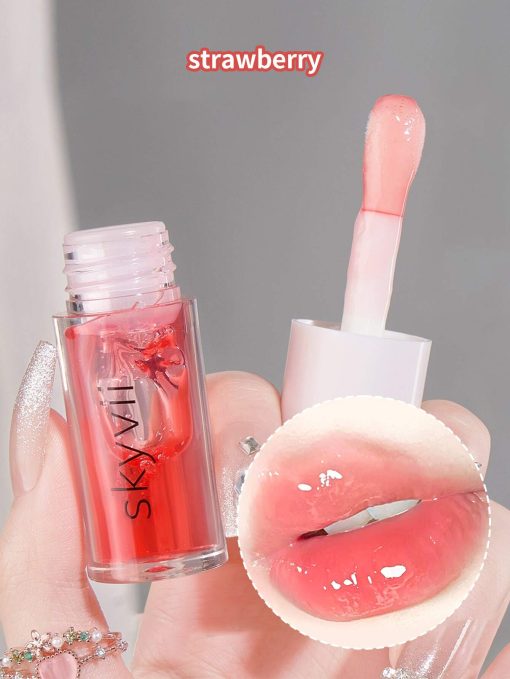 SGEIN skyvii Long Lasting Lip Gloss Waterproof Moisturizing Not Easy To Remove Shiny Makeup