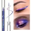 SHEIN AVIERLL Chameleon Eyeliner Liquid Eyeshadow Stick 6 Colors Ultra Fine Eyeliner Long Lasting Waterproof for Holiday Makeup (Color 01# 1pc).