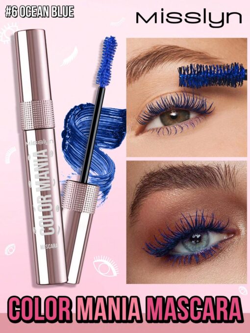 SHEIN Misslyn Color Mania Mascara, Smudge Proof, Dramatic Volume, Long-Wearing