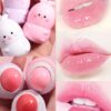 SHEIN Cute Bunny Color-Changing Lip Balm, Moisturizing And Non-Sticky