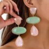 SHEIN Latest Trendy Unique Exaggerated Resin Women Earrings